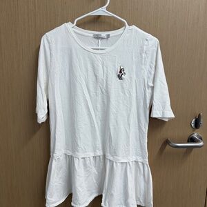 Peter Millar White USC Women's Shirt